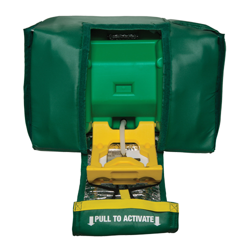 Douche oculaire portative, eau ti&egrave;de, Aliment&eacute; par gravit&eacute;, Capacit&eacute; 9 gal., Conformit&eacute; ANSI Z358.1 TGS INDUSTRIEL