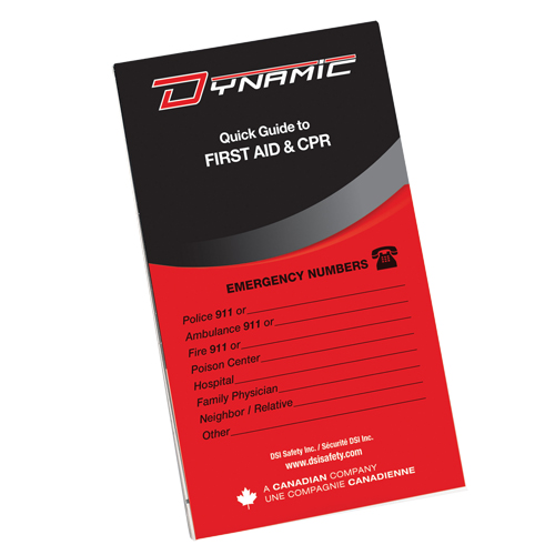 Dynamic First Aid Pocket Guide TGS INDUSTRIEL