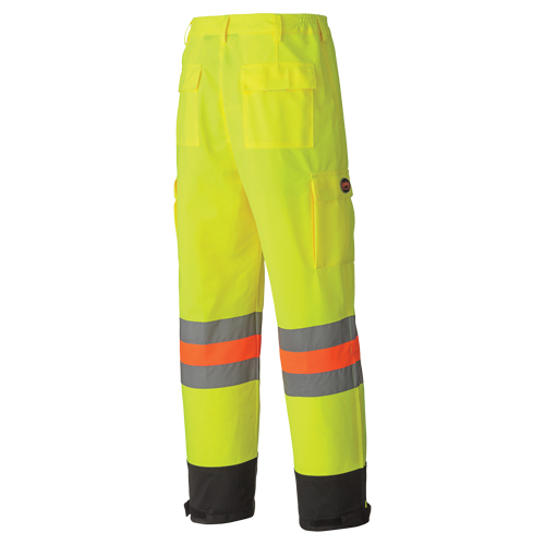 6009 Pantalon de s&eacute;curit&eacute; routi&egrave;re respirant, Polyester, T-petit, Jaune lime haute visibilit&eacute; TGS INDUSTRIEL