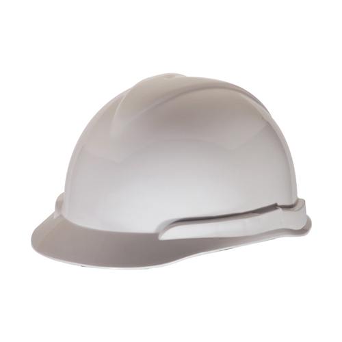 Casque de s&eacute;curit&eacute; Super-V, R&eacute;pond aux normes CSA type 2, Suspension Rochet, Non ventil&eacute; TGS INDUSTRIEL
