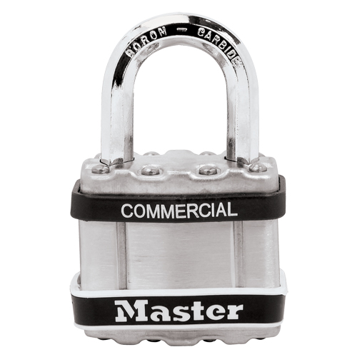 Cadenas lamin&eacute;, Argent, Cl&eacute;s diff&eacute;rentes, Acier lamin&eacute;, Largeur de 1-3/4" TGS INDUSTRIEL