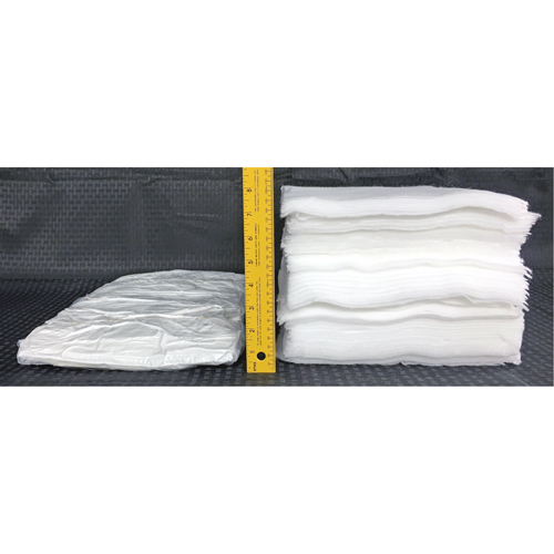 Chiffons pour l'huile Spilltration, Huile seulement, 16" x 10", 29 gal. d'absorption TGS INDUSTRIEL