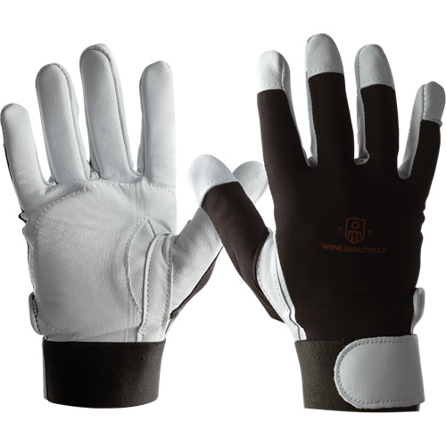 Gants IMPACTO AIRGEL, Taille Grand, Paume Cuir perl&eacute; TGS INDUSTRIEL