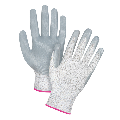 Gants haute performance r&eacute;sistants &agrave; la coupe, Taille 5/2T-petit, Calibre 13, Rev&ecirc;tement Nitrile, Enveloppe en PEHP, ANSI/ISEA 105 niveau 4/EN 388 niveau 5 TGS INDUSTRIEL