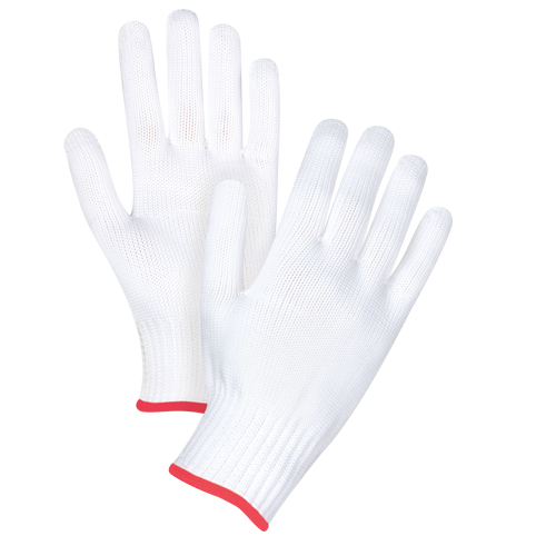Seamless String Knit Gloves, Polyester, 10 Gauge, Small TGS INDUSTRIEL