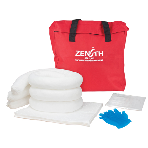 Trousse de lutte contre les d&eacute;versements, Huile seulement, Sac, Absorbance de 5 gal. US TGS INDUSTRIEL