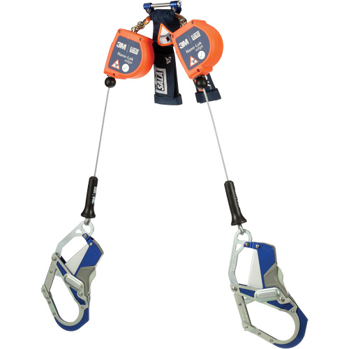 Nano-Lok Edge Self-Retracting Lifeline, 7', Stainless Steel, Swivel TGS INDUSTRIEL