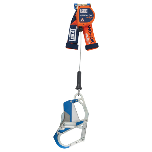 Nano-Lok Edge Self-Retracting Lifeline, 7.3', Stainless Steel, Swivel TGS INDUSTRIEL