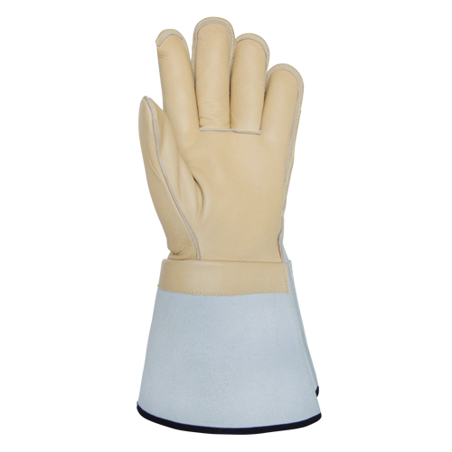 Lineman's Gloves, Small, Grain Cowhide Palm, Thinsulate Inner Lining TGS INDUSTRIEL