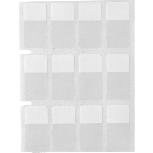 Core Series Self-Laminating Wire & Cable Labels, Vinyl, 0.5" L x 0.75" H, Clear TGS INDUSTRIEL