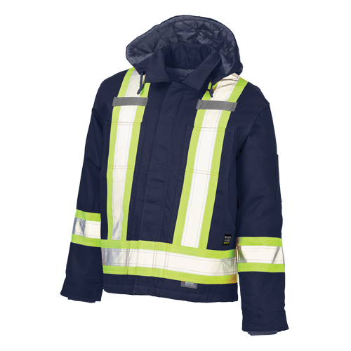 Manteau de s&eacute;curit&eacute;, Bleu marine, Grand TGS INDUSTRIEL