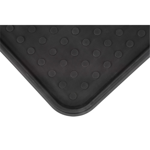 Boot Tray, Plastic, Black, 25" L x 14" W TGS INDUSTRIEL