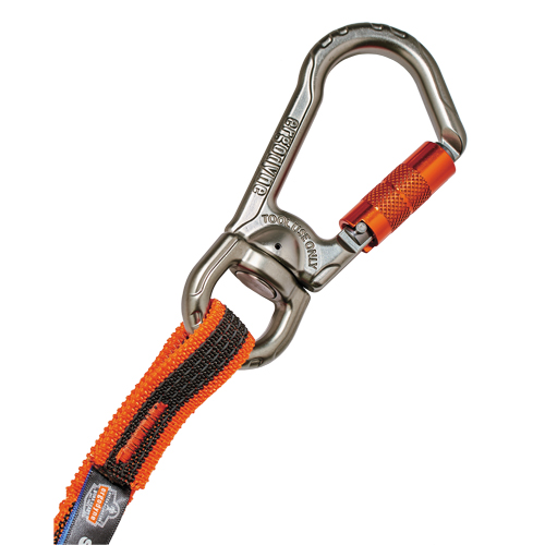 Longe porte-outils &agrave; rotule et &agrave; verrouillage double Squids 3109F(x), Tendeur, Mousqueton/boucle TGS INDUSTRIEL