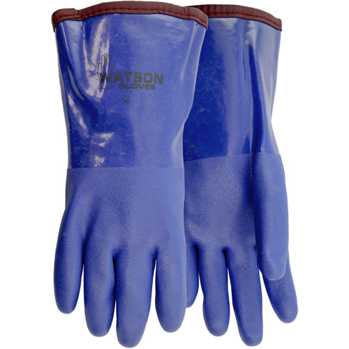 Gants r&eacute;sistant au givre, Taille T-Grand, 12" lo, PVC, Doublure en Molleton/Acrylique, Gant de calibre hiver TGS INDUSTRIEL