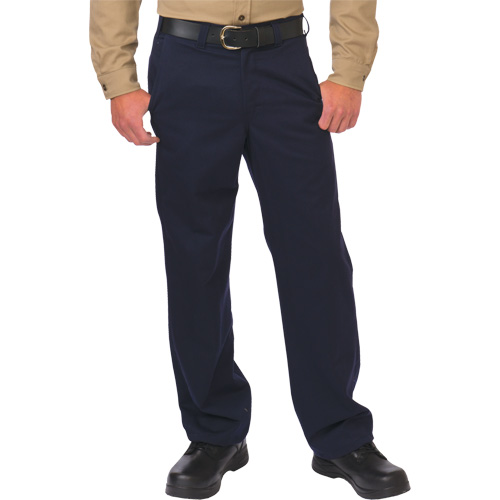 Pantalon de travail de protection contre l'arc &eacute;lectrique, 28, x 26, Bleu marin, 12,4 cal/cm2 TGS INDUSTRIEL
