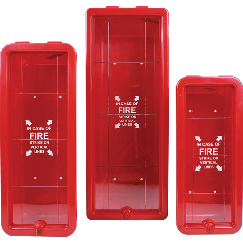 Fire Extinguisher Cabinet, 9" W x 23" H x 7" D TGS INDUSTRIEL