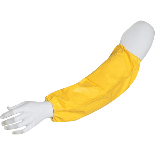 Disposable Sleeves, 18" long, Tychem&reg; 2000, Yellow TGS INDUSTRIEL