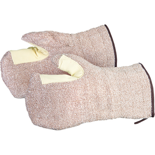 Mitaines de four CoolGrip, Tissu &eacute;ponge, Grand, Prot&egrave;ge jusqu'&agrave; 446° F (230° C) TGS INDUSTRIEL