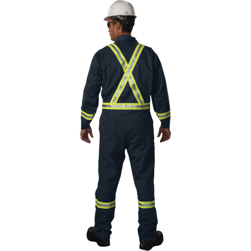 Combinaison non doubl&eacute;e Westex UltraSoft, Taille 34/36, Bleu marine, 12,4 cal/cm2 TGS INDUSTRIEL