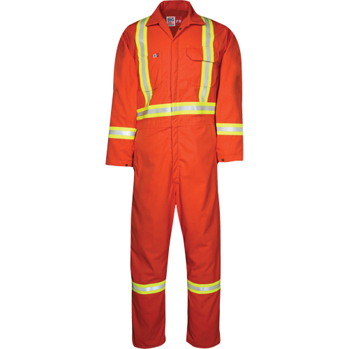 Combinaison non doubl&eacute;e Westex UltraSoft, Taille Moyen (grande taille), Orange, 8,7 cal/cm² TGS INDUSTRIEL