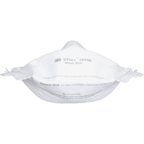 Respirateur et masque chirurgical VFlex contre les particules en sant&eacute;, N95, Certifi&eacute; NIOSH, Petit TGS INDUSTRIEL