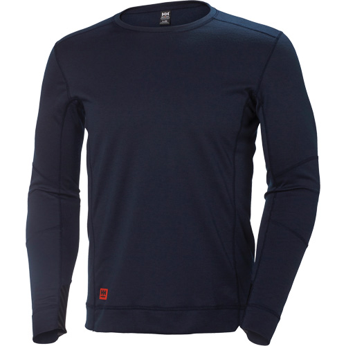 Lifa&reg; Max Moisture-Wicking Crewneck Undershirt, Men's, X-Small, Navy Blue TGS INDUSTRIEL