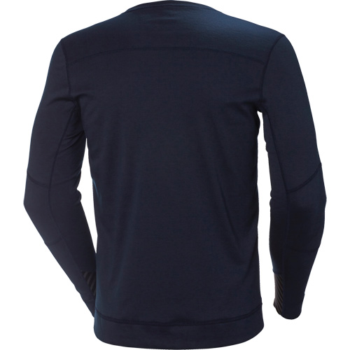 Lifa&reg; Max Moisture-Wicking Crewneck Undershirt, Men's, X-Small, Navy Blue TGS INDUSTRIEL