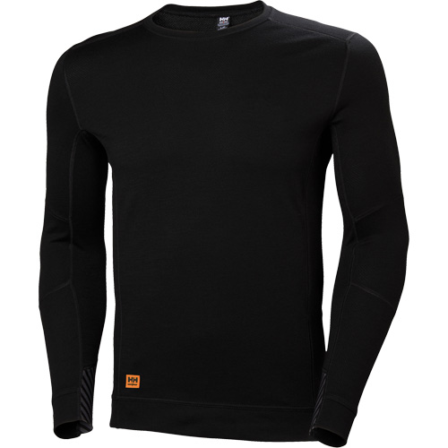 Maillot thermique &agrave; col rond &eacute;vacuant l'humidit&eacute; Lifa Max, Hommes, 2T-Grand, Noir TGS INDUSTRIEL