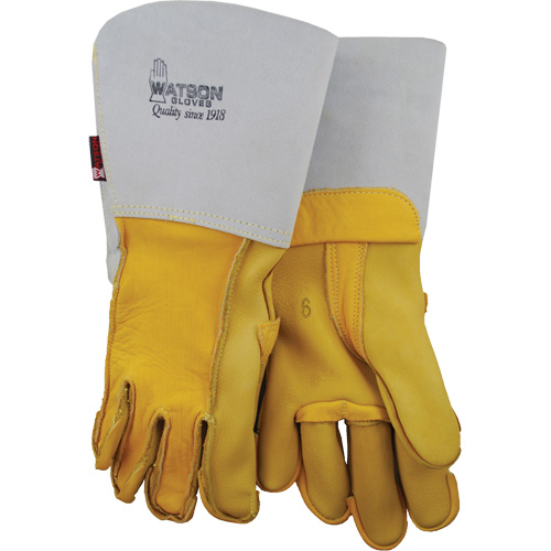 Gants de soudage, Cuir fleur de vache, Taille 8 TGS INDUSTRIEL
