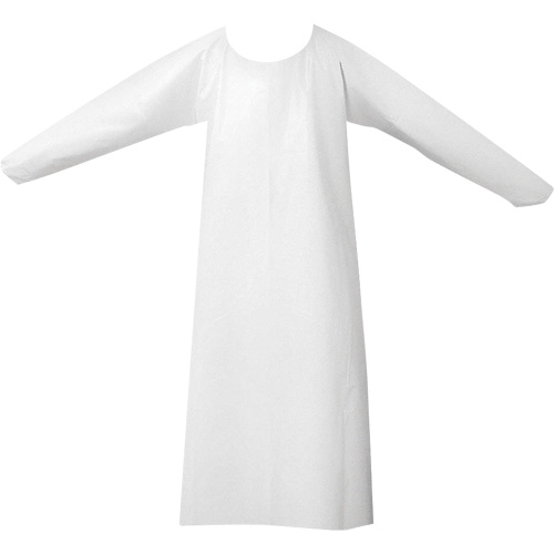 CoverMe Gowns, One Size, White, Polyurethane TGS INDUSTRIEL