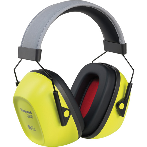 Cache-oreilles de haute visibilit&eacute; pour sons de niveau &eacute;lev&eacute; VeriShield VS130HV de Howard Leight, Bandeau, 30 NRR dB TGS INDUSTRIEL