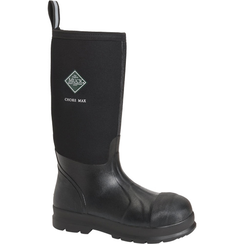 Bottes de s&eacute;curit&eacute; Chore Max, Caoutchouc, Embout Composite, Pointure 10, Semelle R&eacute;sistant aux perforations TGS INDUSTRIEL