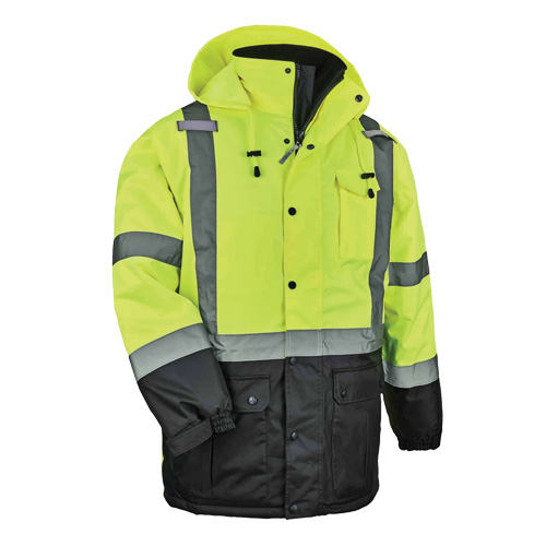 GloWear&reg; 8384 Type R Thermal Parka, High Visibility Lime-Yellow, Large TGS INDUSTRIEL