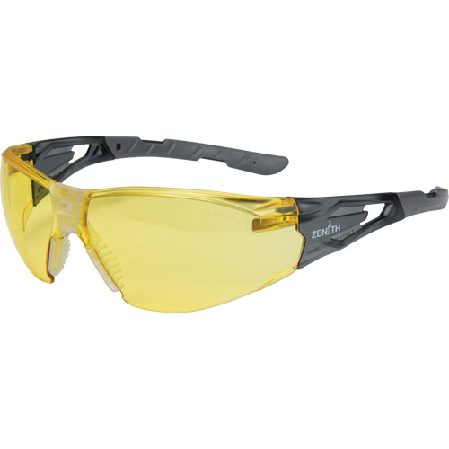 Z2900 Series Safety Glasses, Amber Lens, Anti-Scratch, ANSI Z87+/Meets/Exceeds CSA Z94.3 TGS INDUSTRIEL