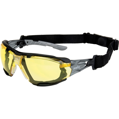 Lunettes de s&eacute;curit&eacute; s&eacute;rie Z2900 avec joint en mousse, Lentille Ambr&eacute;e, Anti-&eacute;gratignures, ANSI Z87+/R&eacute;pond ou surpasse la norme CSA Z94.3 TGS INDUSTRIEL