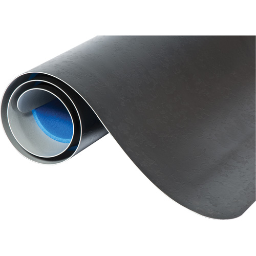 WD Elegance Anti-Microbial Mats, Smooth, 2' x 3' x 9/16", Black, Vinyl TGS INDUSTRIEL