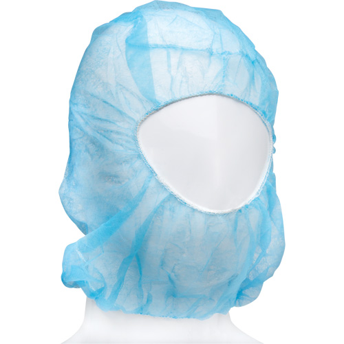 Cagoule jetable, Polypropyl&egrave;ne, Bleu TGS INDUSTRIEL