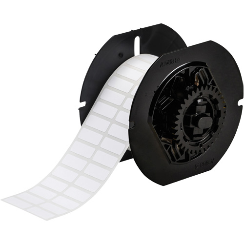 B33 Series Chemical Resistant Laboratory Labels, Polyester, 1" L x 0.375" H, White TGS INDUSTRIEL