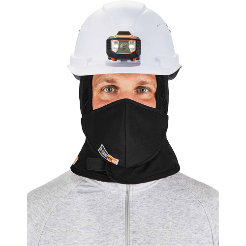 Doublure de casque de s&eacute;curit&eacute; d'hiver r&eacute;sistante au feu N-Ferno avec cache-bouche TGS INDUSTRIEL
