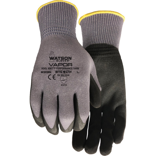Gants enduits Stealth Vapour, Petit, R&ecirc;vetement Mousse de PVC, Calibre 15, Enveloppe en Nylon TGS INDUSTRIEL