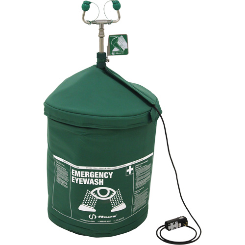 Douche oculaire d'urgence portative en mat&eacute;riau tremp&eacute;, Pressuris&eacute;, Capacit&eacute; 15 gal., Conformit&eacute; ANSI Z358.1 TGS INDUSTRIEL