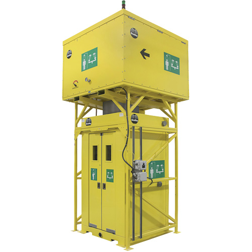 Enclosed Outdoor Gravity Fed Safety Shower TGS INDUSTRIEL