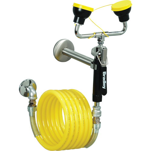 Poste de douche oculaire, Installation Montage mural TGS INDUSTRIEL