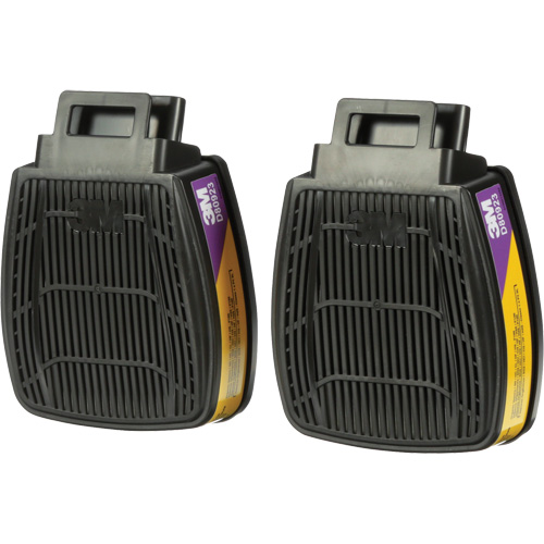 Cartouche & filtre pour respirateur Secure Click, Combinaison cartouche et filtre contre les particules pour gaz/vapeurs, Vapeurs organiques/Gaz acides/P100 TGS INDUSTRIEL