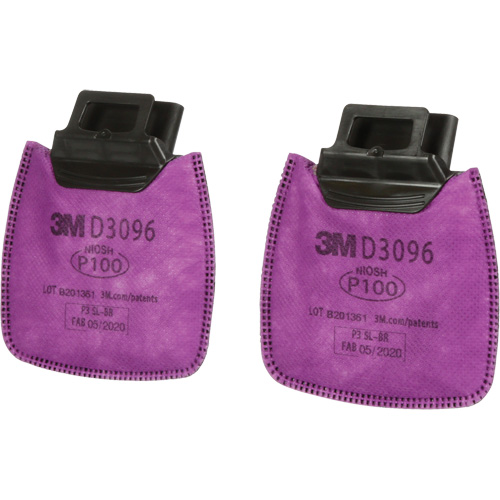 Filtre Secure Click, Filtre contre les particules avec suppresion de vapeurs nuisibles, Gaz acide/P100 TGS INDUSTRIEL