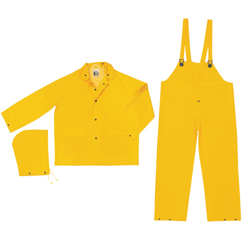 Ensemble imperm&eacute;able de s&eacute;rie classique, Polyester/PVC, 7T-Grand, Jaune TGS INDUSTRIEL