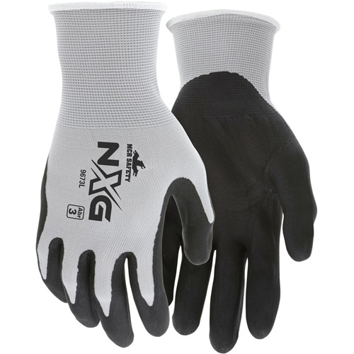 Gants enduits NXG, Grand, R&ecirc;vetement Mousse de nitrile, Calibre 13, Enveloppe en Nylon TGS INDUSTRIEL