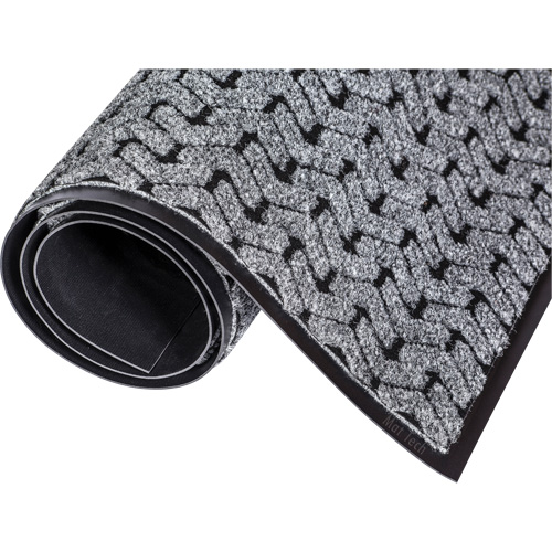 Tapis d'accueil Performance Tire-Track, Essuie-pieds/grattoir, 4' x 8' x 3/8", Gris TGS INDUSTRIEL