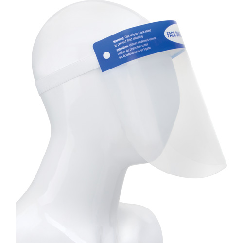 Disposable Faceshield with Head Gear, PET TGS INDUSTRIEL