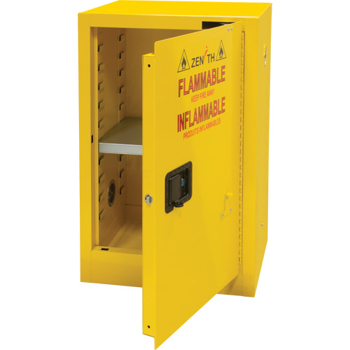 Armoire pour produits inflammables, 12 gal., 1 Porte(s), 23" La x 35" h x 18" p TGS INDUSTRIEL